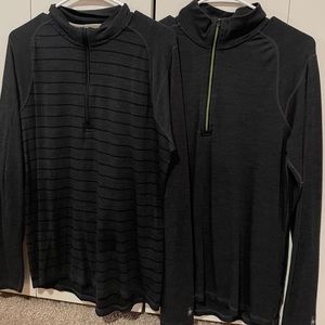 Men’s Smartwool (Merino wool)- Half zip’s